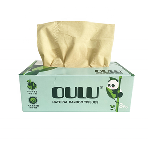 2 Ply Custom LOGO Water Soluble Facial Tissue Paper Bamboo Pulp Facial Tissue Box Packaged with <strong>Targeted</strong> Audience in Mind - Product Image 5