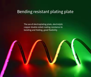 High Quality Manufacturer 220V 3mm 6000K Customizable USB <b>Light</b> <b>Strings</b> Roll to Roll Cob Strip Lighting - Product Image 6