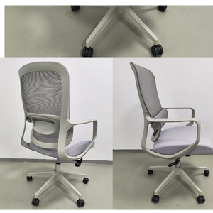 <span class=keywords><strong>Silla</strong></span> de oficina de diseño moderno ejecutivo de lujo, <span class=keywords><strong>silla</strong></span> giratoria de plástico y metal de malla de alta calidad, <span class=keywords><strong>reposacabezas</strong></span> ajustable, <span class=keywords><strong>escritorio</strong></span> de ordenador para el hogar - Product Image 4