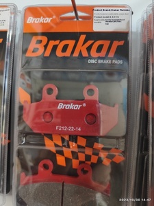 Pastillas de freno para motocicleta Brakar Platinum Reiko de alto rendimiento Nueva condición para modelos <span class=keywords><strong>CBR</strong></span> 300R 400X <span class=keywords><strong>500F</strong></span> 650R 1000RR - Product Image 5