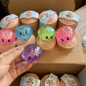 Juguete Promocional de 5.5cm, Bola Antiestrés de Colores con Forma de Dumpling, Juguete Sensorial, Bola de Masa para Apretar, Juguete para Aliviar el Estrés - Product Image 2