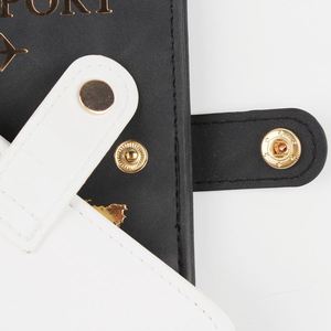 Funda de Pasaporte de Cuero PU de 7 Pulgadas, Resistente al Agua, con Diseño RFID, Logotipo Personalizado, Accesorio de Viaje de Moda, Gran Venta - Product Image 4
