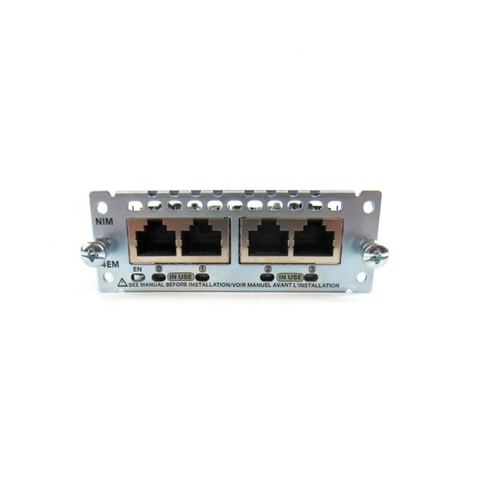 4 ports network interface module voice interface card NIM-4E/M=