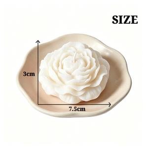 Vela Aromática de Peonía al por Mayor, Vela Floral de Cera de Soja para Regalos de Damas de Honor y Recuerdos de Boda - Product Image 6