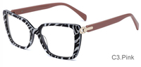 Nouvelle Tendance Luxe 2026 – Montures Optiques Prêtes à l'emploi, Grandes Montures Œil de Chat en Acétate, Lunettes de Myopie avec Verres Transparents pour Femmes