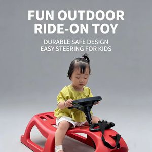 Motoneige en plastique pour enfants, lisse et facile à glisser, sûre et stable, un outil magique pour s'amuser sur la glace et la neige en plein air - Product Image 5