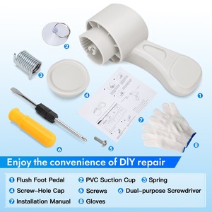 Kit de pedal para inodoro de RV compatible con la válvula de descarga Dometic 300 321 para autocaravanas, pieza de repuesto - Product Image 2