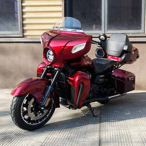 Motocyclettes classiques de type cruiser <span class=keywords><strong>Jonway</strong></span> 500CC à essence rouge brillant OEM avec haut-parleur MP3, vitesse maximale de 180 km/h, système EFI, frein ABS double, TCS - Product Image 1