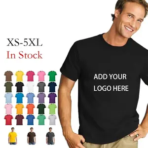 Custom made High quality Screen Printing Black Round Neck T Shirt for man