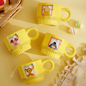 <span class=keywords><strong>Set</strong></span> di 4 Tazze in Ceramica Impilabili <span class=keywords><strong>Winnie</strong></span> <span class=keywords><strong>the</strong></span> <span class=keywords><strong>Pooh</strong></span>, Simpatiche Tazze per Caffè e Latte, <span class=keywords><strong>Set</strong></span> Regalo per Colazione - Product Image 3