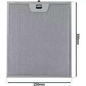 Filtre à graisse pour hotte aspirante 250 mm x 300 mm en aluminium de remplacement WB02X24871 WB02X24872 WB02X24873 pour usage domestique - Product Image 1