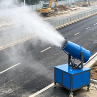 Canon à brouillard conforme CE avec une portée de 40 mètres pour le contrôle des poussières des matières premières des fours à briques et des usines de céramique