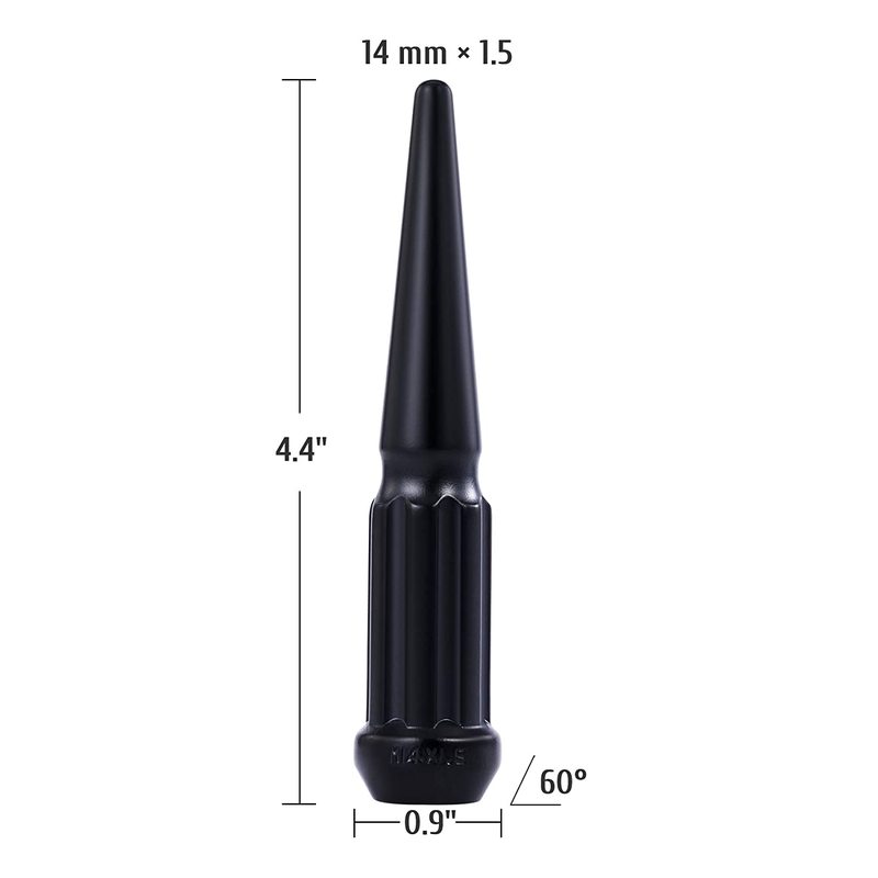 14x1 5 Lug Nuts Black 32