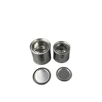 Mini boîtes rondes vides en étain, taille 150ml /250ml, avec couvercle à levier, pour peinture et bougies