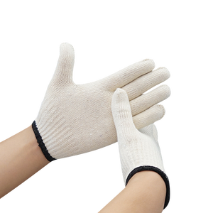 Guantes de protección de seguridad general Sitios de construcción Cuerda de punto de trabajo Guantes de algodón de punto para trabajar - Product Image 5