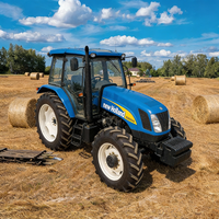 Tracteur d'occasion New Holland SNH1204 120HP 4RM avec cabine |   Machines agricoles de haute qualité à vendre