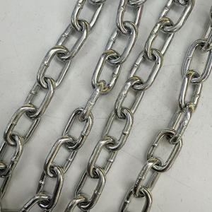 שרשרת DIN 766 סיטונאית מהמפעל - שרשרת חוליות טבעת ארוכה מגולוונת במגוון מידות 2 מ\\\"מ-20 מ\\\"מ - Product Image 4