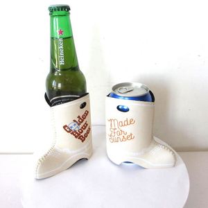 RYO Promotion Sublimation Imprint Neoprene Cowboy Boot Can Coolers Beer Coolie Custom Printing Waterproof 12-Pack Wedding Cooler - Product Image 2
