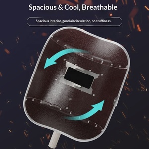 Casco <span class=keywords><strong>de</strong></span> Soldadura Eléctrica Portátil <span class=keywords><strong>de</strong></span> Fibra Vulcanizada, Antiescaldaduras, Antichispas, Antiluz Intensa, Área <span class=keywords><strong>de</strong></span> Visión Ampliada <span class=keywords><strong>de</strong></span> 90x30mm, Máscara <span class=keywords><strong>de</strong></span> <span class=keywords><strong>Mano</strong></span> - Product Image 4