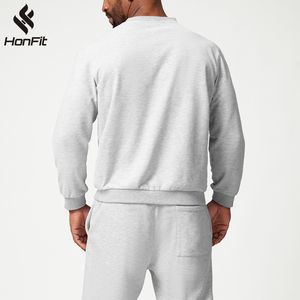 <span class=keywords><strong>Sweat</strong></span>-shirts de sport décontractés grande taille de haute qualité, logo personnalisé, <span class=keywords><strong>sweat</strong></span>-shirts à manches longues respirants et unis pour hommes - Product Image 2