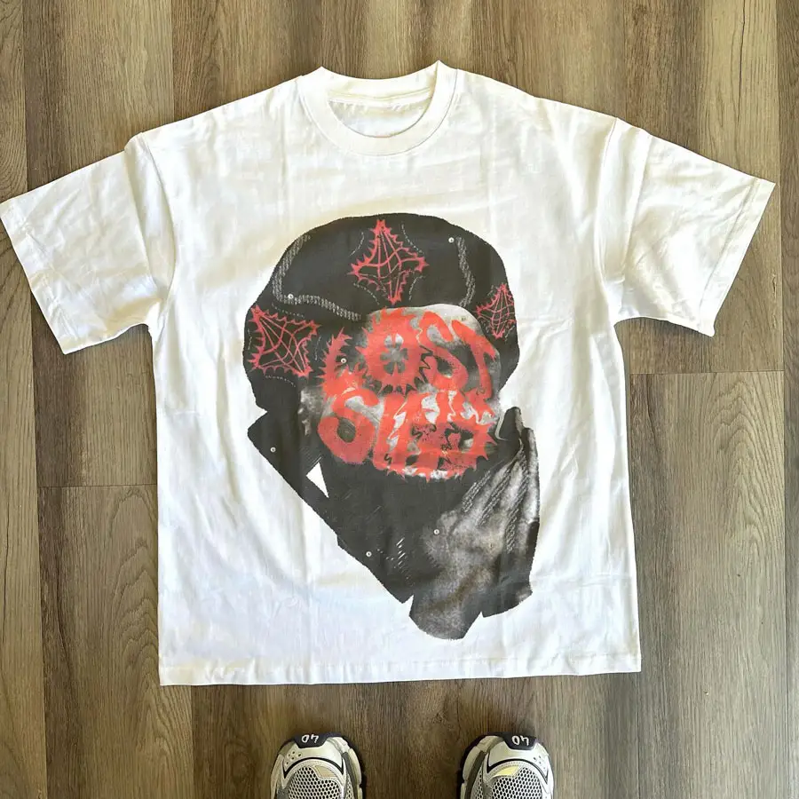 Huilin giyim fabrikası Oem ağır % 100% pamuk kısa kollu tişört erkekler özel grafik baskı boy T Shirt