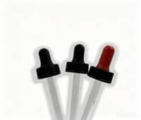 Embout compte-gouttes en silicone personnalisé pour pipette en verre d'huile essentielle, bouchon de distribution, embout de scellage avec impression de logo OEM