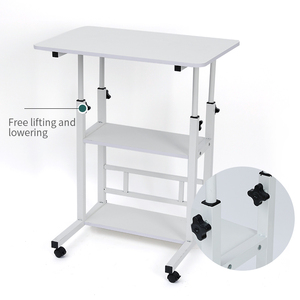 Hiện đại nhỏ nhà hoặc văn phòng dọc góc cạnh giường máy tính bàn được phê duyệt để sử dụng - Product Image 4