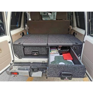 Cửa Hàng Ngăn Kéo Bếp Ngoài Trời Cắm Trại Bếp Xe Gắn Trượt Ra Con Lăn Ngăn Kéo Cho Land Cruiser 76 - Product Image 3