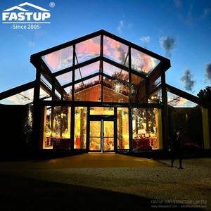 Tente d'atrium d'<span class=keywords><strong>orangerie</strong></span> de Levo de tour de cadre en aluminium noir vert pour des événements - Product Image 6