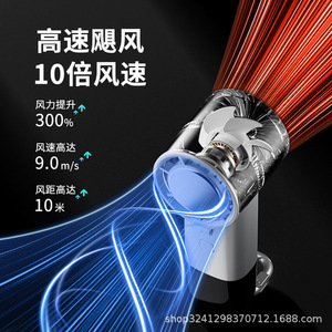 Handheld Bladeless Fan Digital Display USB Rechargeable Portable Mini Fan With Brushless Motor 12H Battery Life - Product Image 3