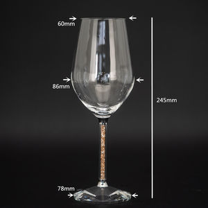 450Ml Crystal Diamond Thân Chì Rượu Vang Đỏ Miễn Phí Quà Tặng Đám Cưới - Product Image 2