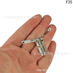 F23 24 25 Furniture Hinge 33x30mm Iron Surface Mount Durable Hardware Accessory - Product Image 2