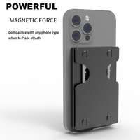 Portefeuille d'affaires en aluminium CardHoda Customrfid Fashion Credit Card, blocage RFID, antivol, multifonction, sans fermeture, porte-clés 6