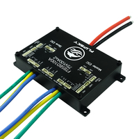FLYPSKY 14~84V FT85BD ESC Dual con Carcasa de Aluminio SIN VESC con Luces y Bocina para Patinetes Eléctricos, Bicicletas Eléctricas, Motocicletas Eléctricas y Robótica