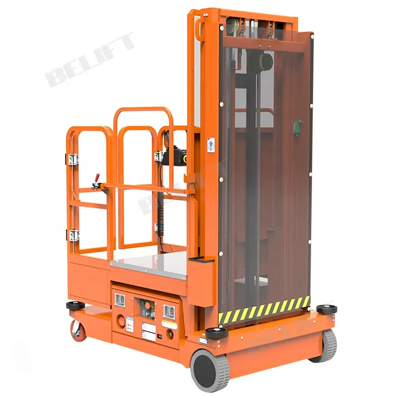 5m 7m  Hydraulic Lifting equipment self propelled Electric stock order picker lift