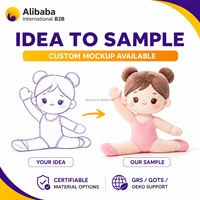 Créez votre propre peluche anti-déformation, peluche danseuse, cadeau de diplôme, porte-clés en peluche personnalisé