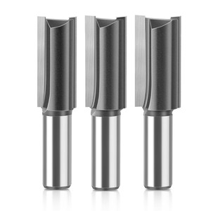 Fresa recta para ranurar madera con vástago de 1/2 pulgada y extensión de 40 mm, herramienta de carpintería - Product Image 5