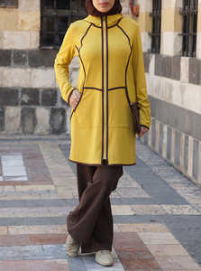 Sudadera Deportiva Casual Musulmana Kilang Jahit Pukal OEM, Labuh Pukal Borong, Precio de Fábrica, Tejido Transpirable, Modesto, para Mujer - Product Image 6