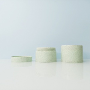 Envase Cosmético Biodegradable de 30ml 100ml 250ml, Tarro de Crema de Plástico PE y Paja de Trigo - Product Image 2