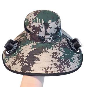 Sombrero de Pescador con Ventilador Solar Recargable, Gorra con Ventilador de Aire Acondicionado - Product Image 5