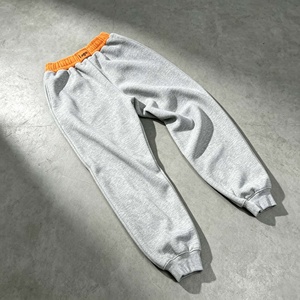 Pantalon de survêtement pour homme, taille élastique, 100 % coton, style décontracté urbain, tricoté mi-lourd, idéal pour l'automne - Product Image 2