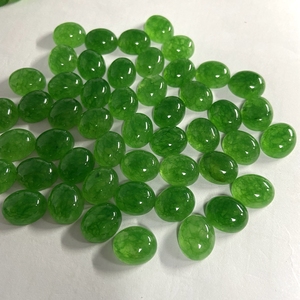 Natural <strong>Stones</strong> Oval Flat Bottom Cabochon 10*12mm Green <strong>Jade</strong> Moonstone <strong>Pink</strong> Rose Quartz - Product Image 5
