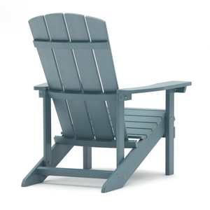 Chaise de jardin en <span class=keywords><strong>plastique</strong></span> et bois Uplion, chaise de patio, chaise de terrasse, chaise Adirondack imperméable - Product Image 5