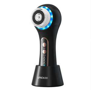 Cepillo de Limpieza Facial Sónico Umickoo, Impermeable, de ABS y Acero Inoxidable, Exfoliante de Limpieza Profunda, Limpiador Facial con Masaje LED - Product Image 1