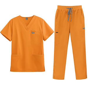 ชุดยูนิฟอร์ม<span class=keywords><strong>แพทย์</strong></span>พยาบาลแบบสครับขายดี แขนสั้น ซักได้ สกรีนโลโก้ได้ ชุดผ่าตัดแบบยืดได้ <span class=keywords><strong>เสื้อ</strong></span>ยืดและกางเกง - Product Image 5