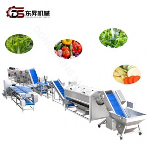 Komplette Automatisierte Gemüse- und Salat-Verarbeitungslinie zum Schneiden, Waschen, Trocknen und Wiegen von Blattgemüse und Salat - Product Image 2