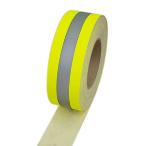 High Visibility Silver <b>Reflective</b> Fabric Tape Durable Polyester <b>Material</b> Various Wholesale <b>Reflective</b> Strip - Product Image 3