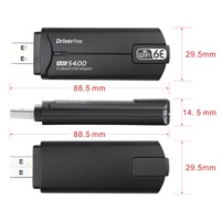 OEM Driver Free 802.11ax Wifi 6E Adaptateur Tri Bande RTL8832CU Carte Réseau Sans Fil AXE5400 Récepteur Wifi