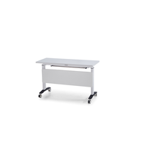 Les fabricants fournissent une table de formation pliable simple à structure métallique épaissie de haute qualité et design creux.