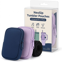 Pochette pour bouteille d'eau en néoprène avec logo personnalisé, compatible avec les gobelets Quencher Adventure 40oz, 30oz, 20oz, sac de transport pour la salle de sport et les voyages, OEM/ODM